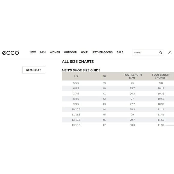 Ecco Men's Oxford Loafers Leather Shoes‎ Men's Size 45 - 11/11.5 - Picture 12 of 13